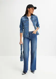 Veste en jean extensible, basique, bonprix