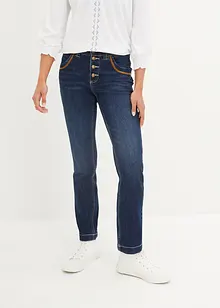 Jean Straight taille moyenne, extensible, bonprix