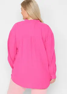 Musselin-Longbluse aus Baumwolle, bonprix