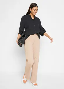 Musselin-Longbluse aus Baumwolle, bonprix