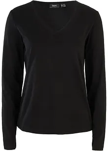 T-shirt manches longues 100% coton, bonprix