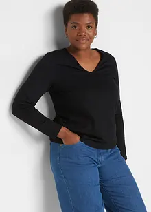 Langarmshirt mit reiner Bio-Baumwolle, bonprix
