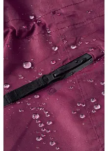 wasserdichter Funktions-Outdoor-Übergangsmantel mit Kapuze, 2 in 1-Optik, bonprix