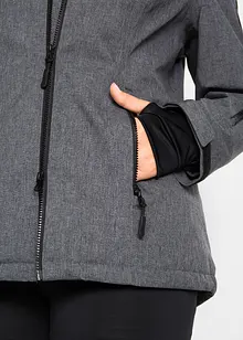 Veste outdoor fonctionnelle avec intérieur polaire peluche, imperméable, bonprix