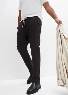 Pantalon droit stretch taille élastiquée, Regular Fit, bonprix