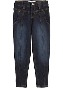 Mädchen Stretch-Jeans, Tapered mit Bio-Baumwolle, John Baner JEANSWEAR