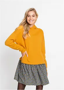 Sweatkleid in 2-in-1 Optik, bonprix