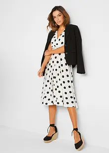 Robe en jersey à pois, bonprix