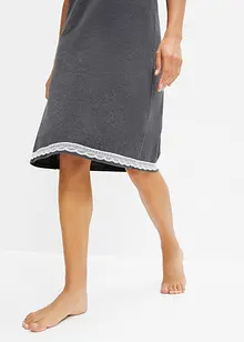 Nachthemd mit Knopfleiste und Spitze, bonprix