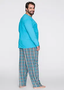 Pyjama aus reiner Baumwolle und mit langen Ärmeln, bonprix