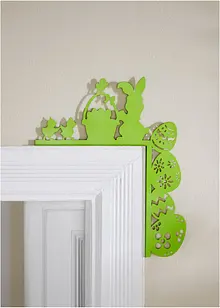 Déco encadrement de porte lapin et œufs de Pâques, bpc living bonprix collection