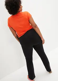 Pantalon de sport évasé en coton majoritaire, bonprix