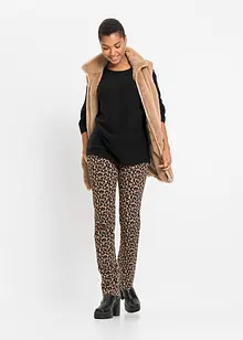 Oversize Ripp-Pullover aus Viskose-Mix, bonprix