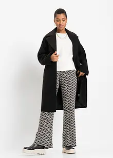 Pull côtelé oversize en viscose mélangée, bonprix
