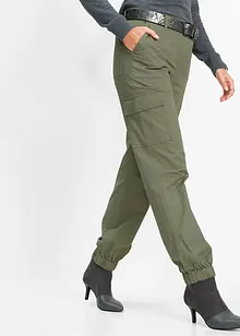 Pantalon cargo en coton extensible, bonprix