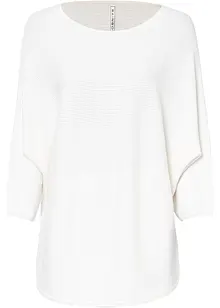 Pull côtelé oversize en viscose mélangée, bonprix
