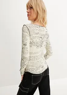 Langarmshirt aus softer Viskose, bonprix