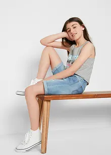 Stretch-Jeans-Shorts Mid Waist, bonprix