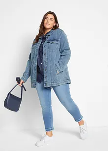 Veste en jean extensible, coupe boyfriend, bonprix