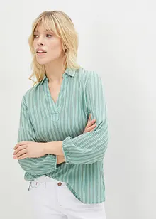 Blouse effet froissé à manches longues, John Baner JEANSWEAR