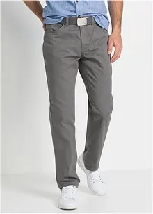 Pantalon regular en twill, droit, 100% coton, bonprix