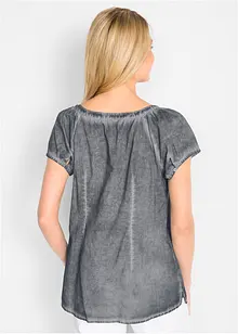 Chemisier cold-dye à manches courtes, bonprix
