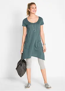 Robe courte en coton flammé, bonprix