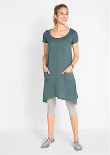 Robe courte en coton flammé, bonprix