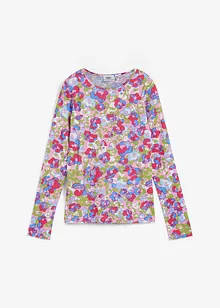 Langarmshirt mit Blumenprint, bonprix