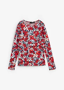 Langarmshirt mit Blumenprint, bonprix