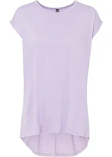 T-shirt long avec base arrondie, bonprix
