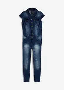 Jeans-Jumpsuit mit Knöpfen, RAINBOW