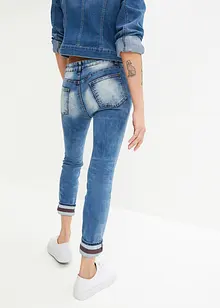 Skinny-Jeans mit Flaggendetails, bonprix