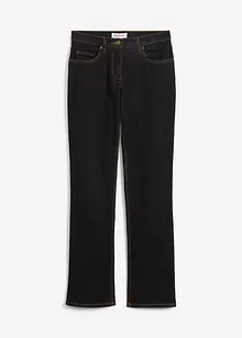 Jean droit taille mi-haute, extensible, bonprix