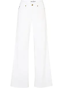Wide-Leg-Jeans, Mid Waist, Stretch, bonprix