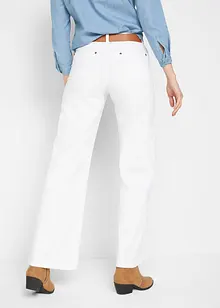 Wide-Leg-Jeans, Mid Waist, Stretch, bonprix