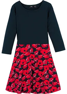 Jerseykleid, 3/4-Arm aus reiner Bio-Baumwolle, bonprix