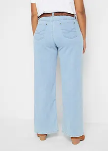 Wide-Leg-Jeans, Mid Waist, Stretch, bonprix