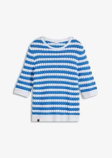 T-shirt en maille, manches coudes, bonprix