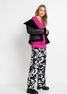 Oversized-Shirt aus fließender Viskose, bonprix