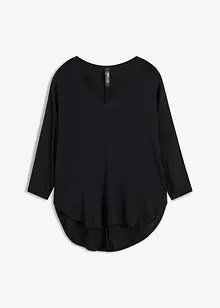 Shirt mit 3/4 Arm aus Viskose-Elasthan-Mix, bonprix