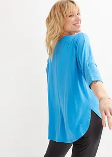 Shirt mit 3/4 Arm aus Viskose-Elasthan-Mix, bonprix