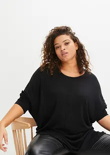 Feinstrickpullover mit 3/4 Arm, bonprix