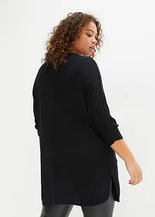 Feinstrickpullover mit 3/4 Arm, bonprix