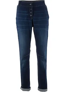 Jean boyfriend taille mi-haute et élastiquée, bonprix