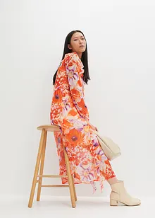 Robe en crêpe à volants, bonprix