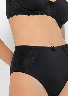 Lot de 2 slips Maxi avec dentelle, bonprix
