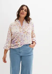 Bluse mit Blumendruck, bonprix