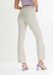 Pantalon stretch 7/8 avec boutons décoratifs, BODYFLIRT