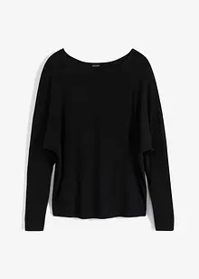 T-shirt manches longues en viscose douce et extensible, bonprix